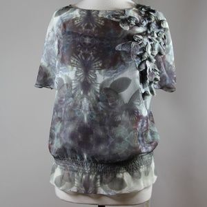 Ted Baker Chiffon Butterfly Top